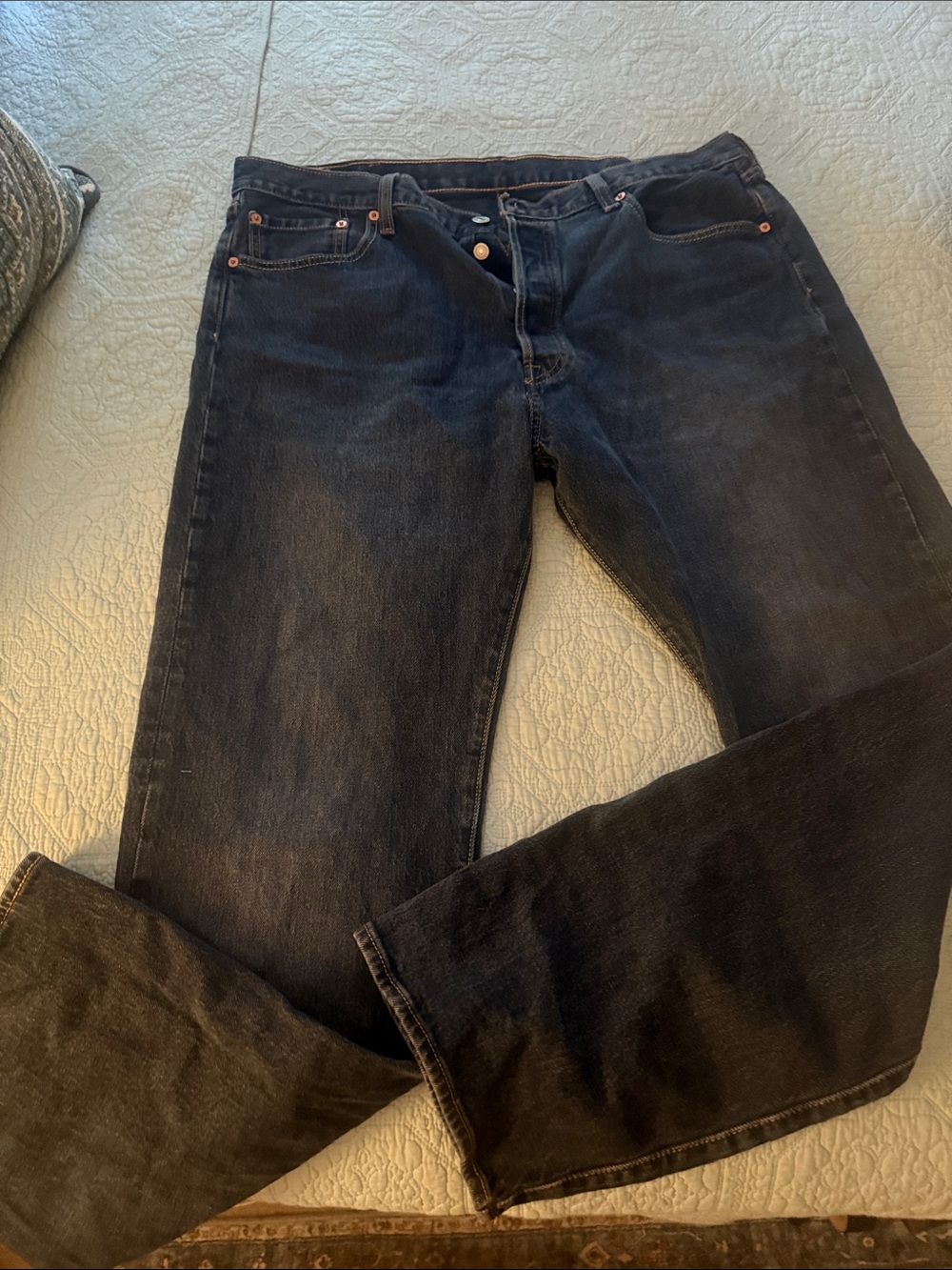 Levi's Dark Wash Blue Jeans 501